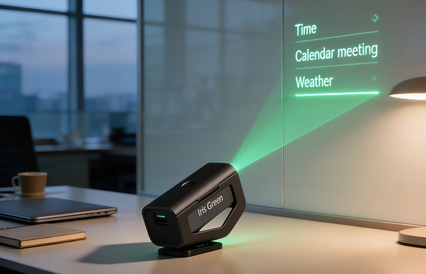 Desk projection